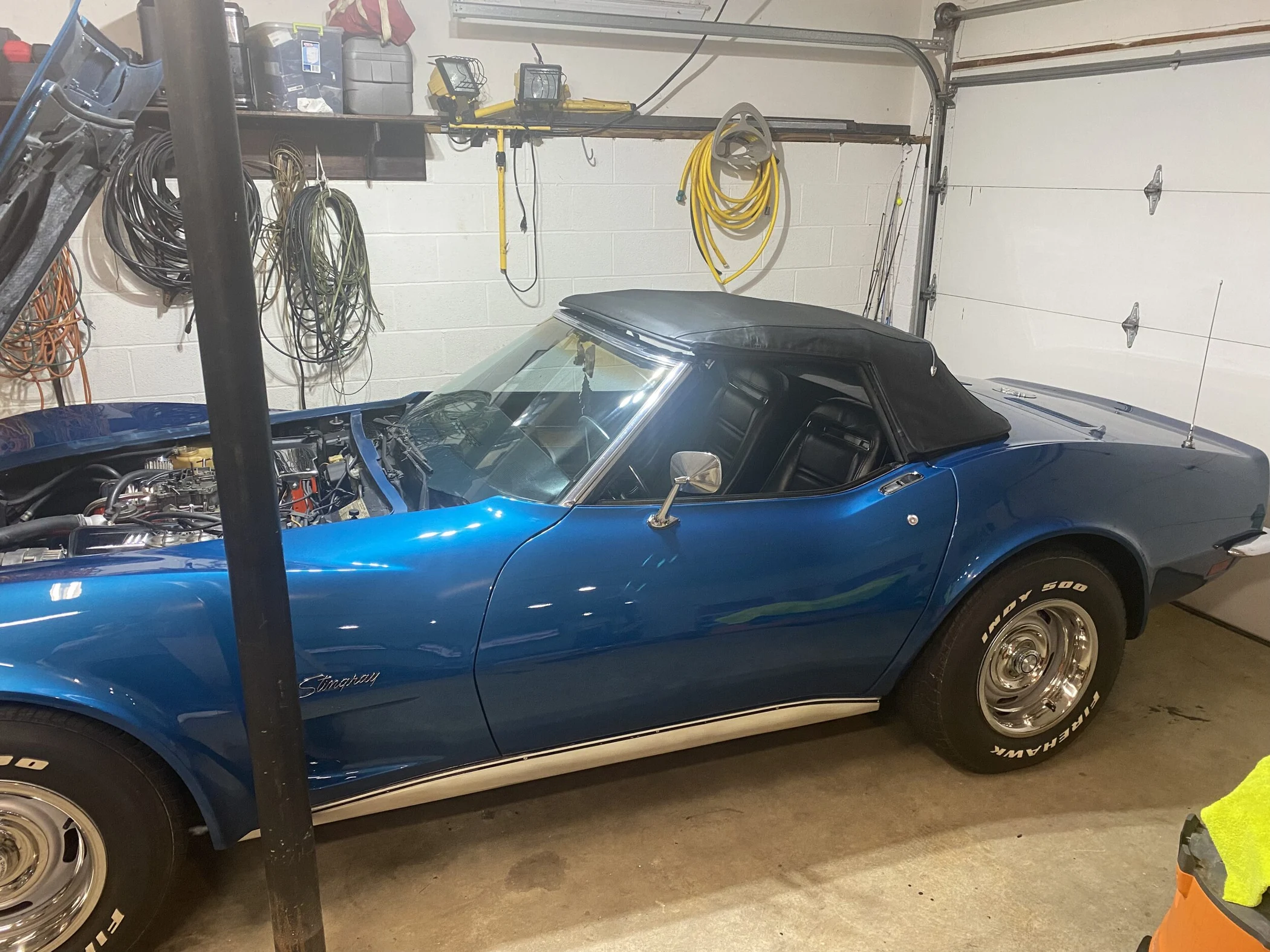 Black replacement convertible top